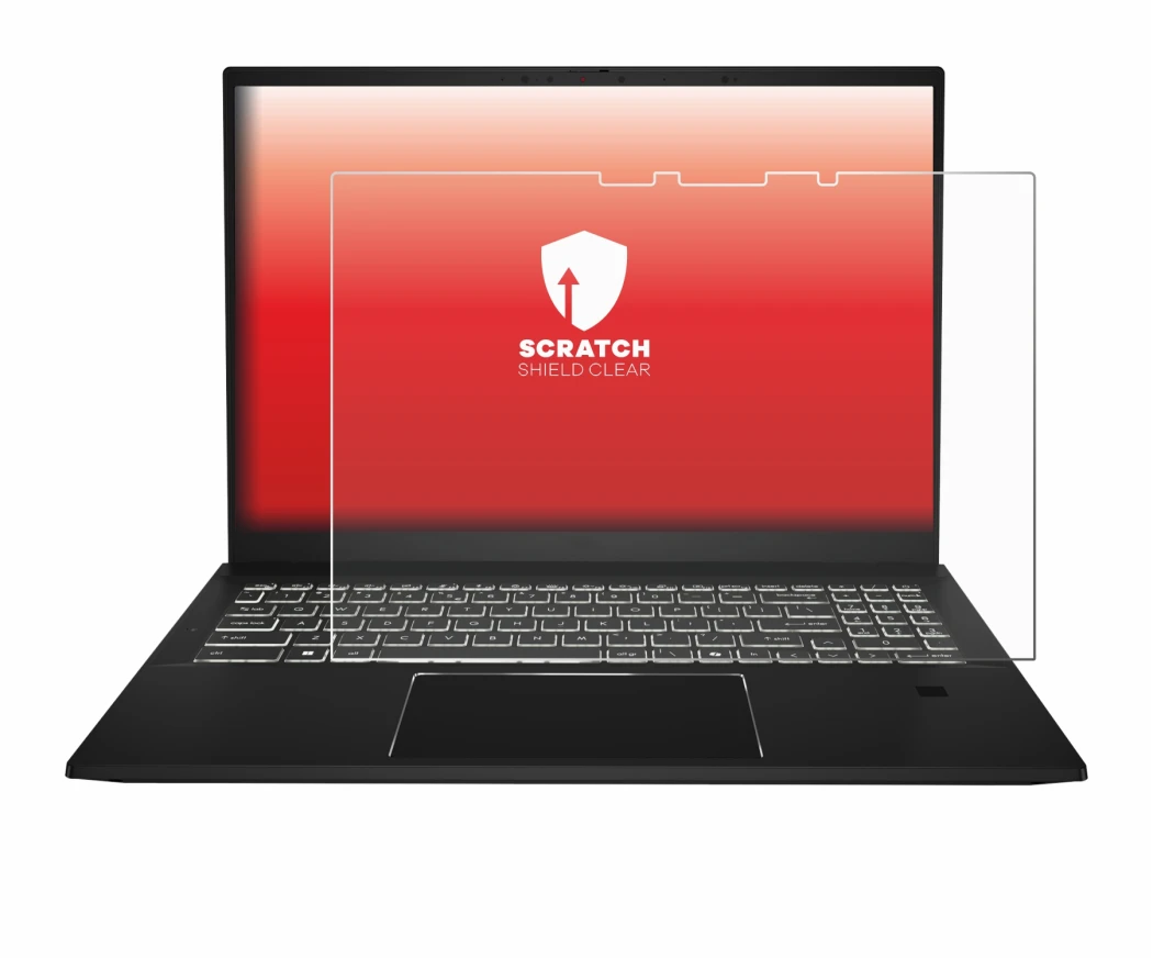 Image of the device MSI Summit E16 AI Studio with a wide variety of screen protectors.