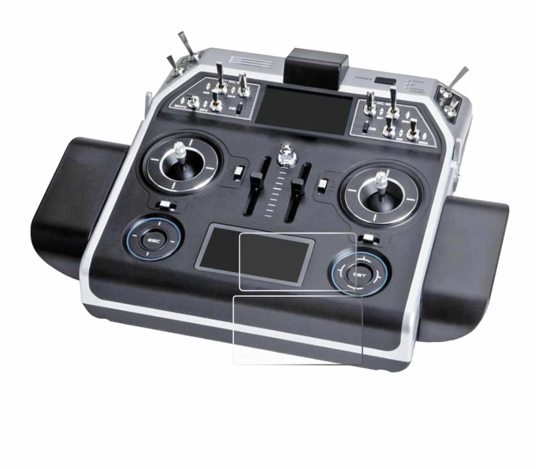 Image of the device Graupner MC-28 with a wide variety of screen protectors.