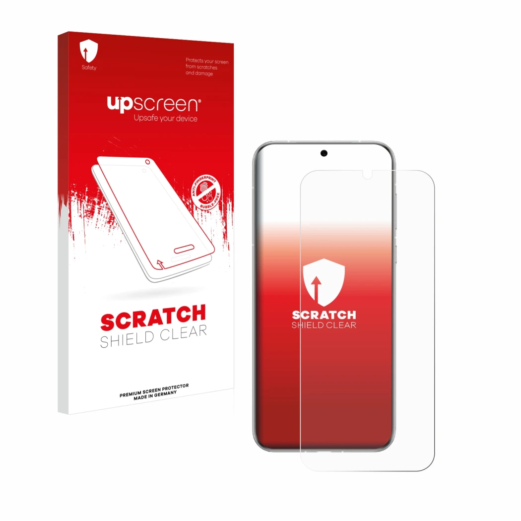 Front side of a product packaging with the brand logo upscreen. Next to it is the device Huawei Pura 70 Pro shown with the cor