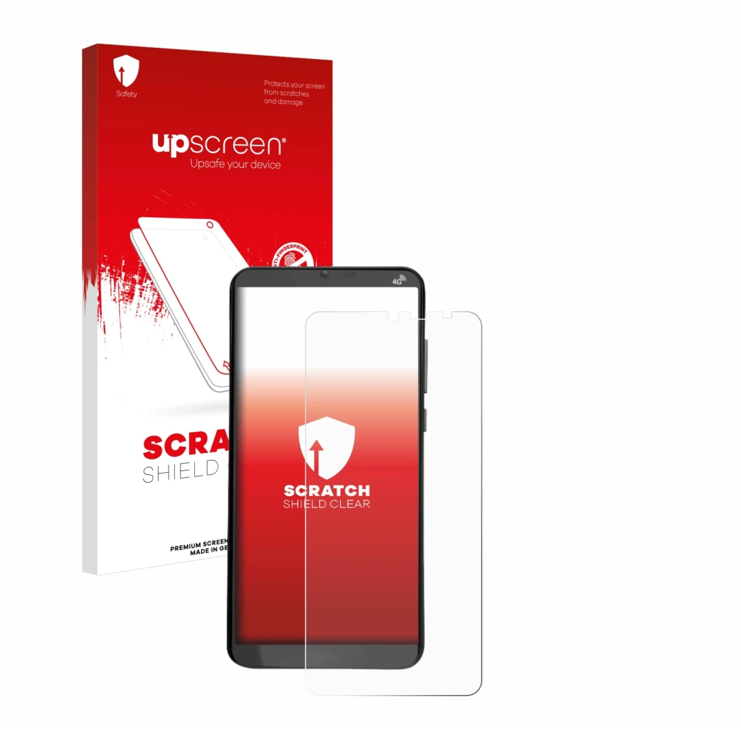 Front side of a product packaging with the brand logo upscreen. Next to it is the device Brondi Amico XL shown with the corres