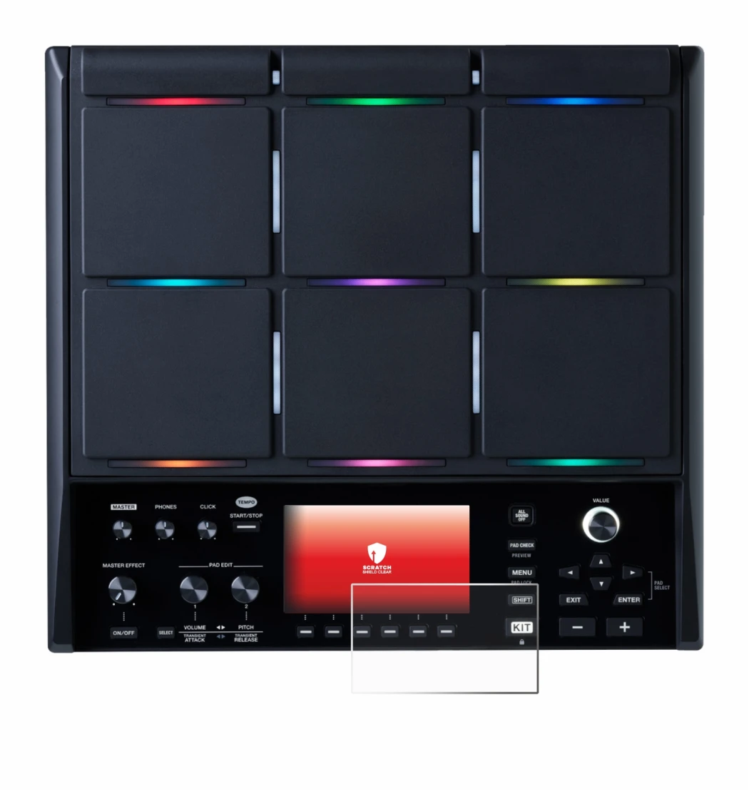 Image of the device Roland SPD-SX PRO with a wide variety of screen protectors.