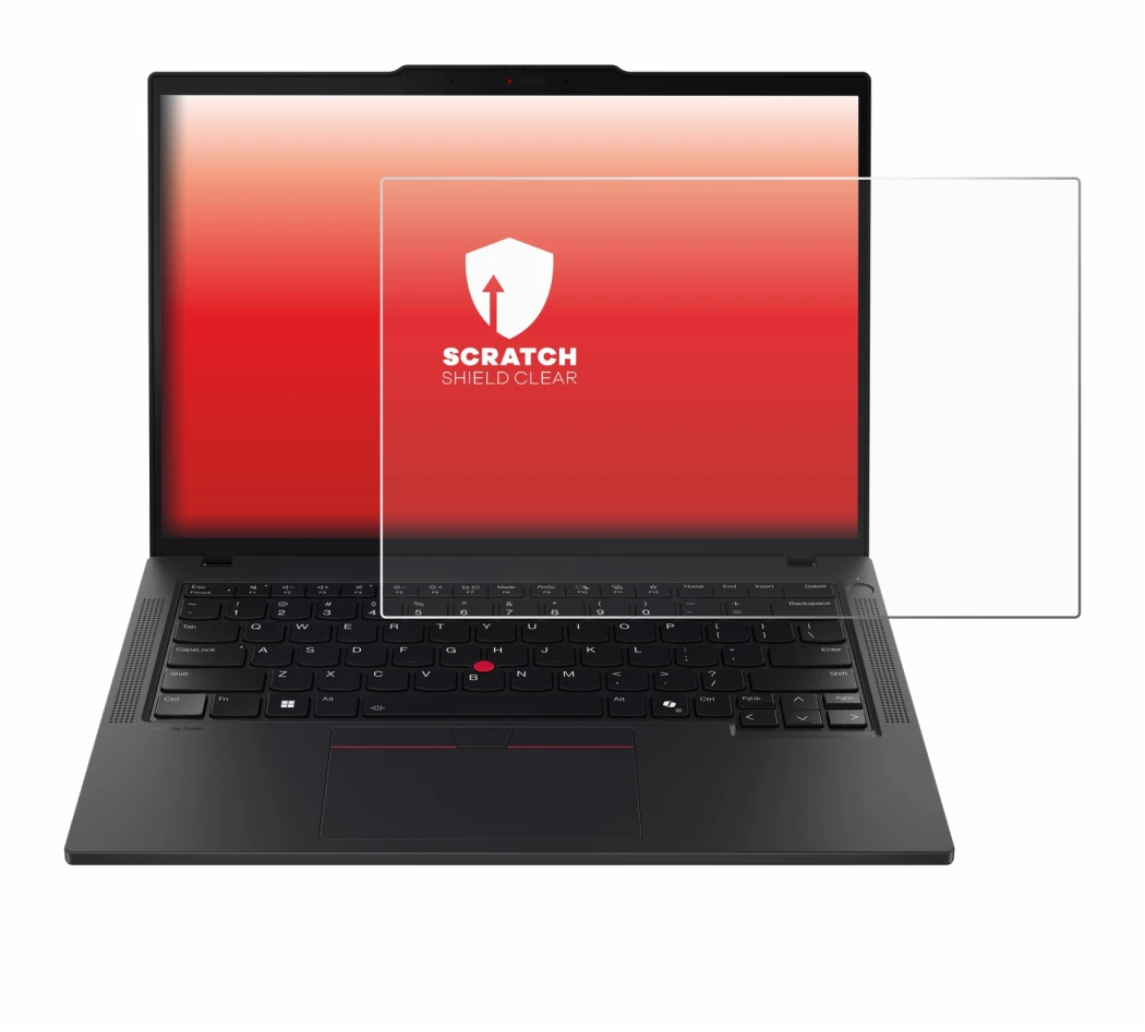 Image of the device Lenovo ThinkPad T14s Gen 5 with a wide variety of screen protectors.