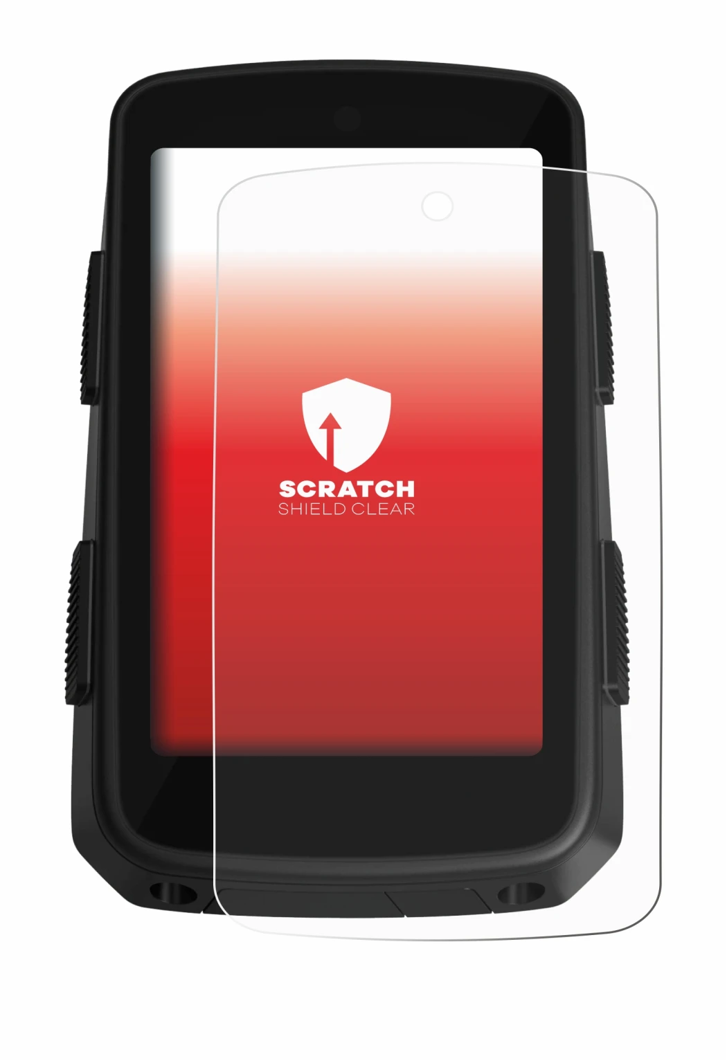 Image of the device Hammerhead Karoo 3 with a wide variety of screen protectors.