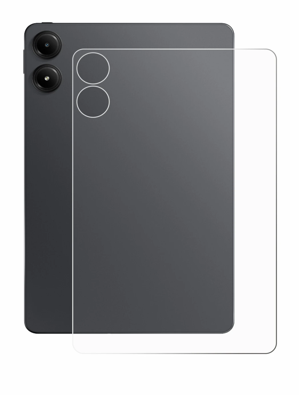 Image of the device Xiaomi Redmi Pad Pro (Back) with a wide variety of screen protectors.