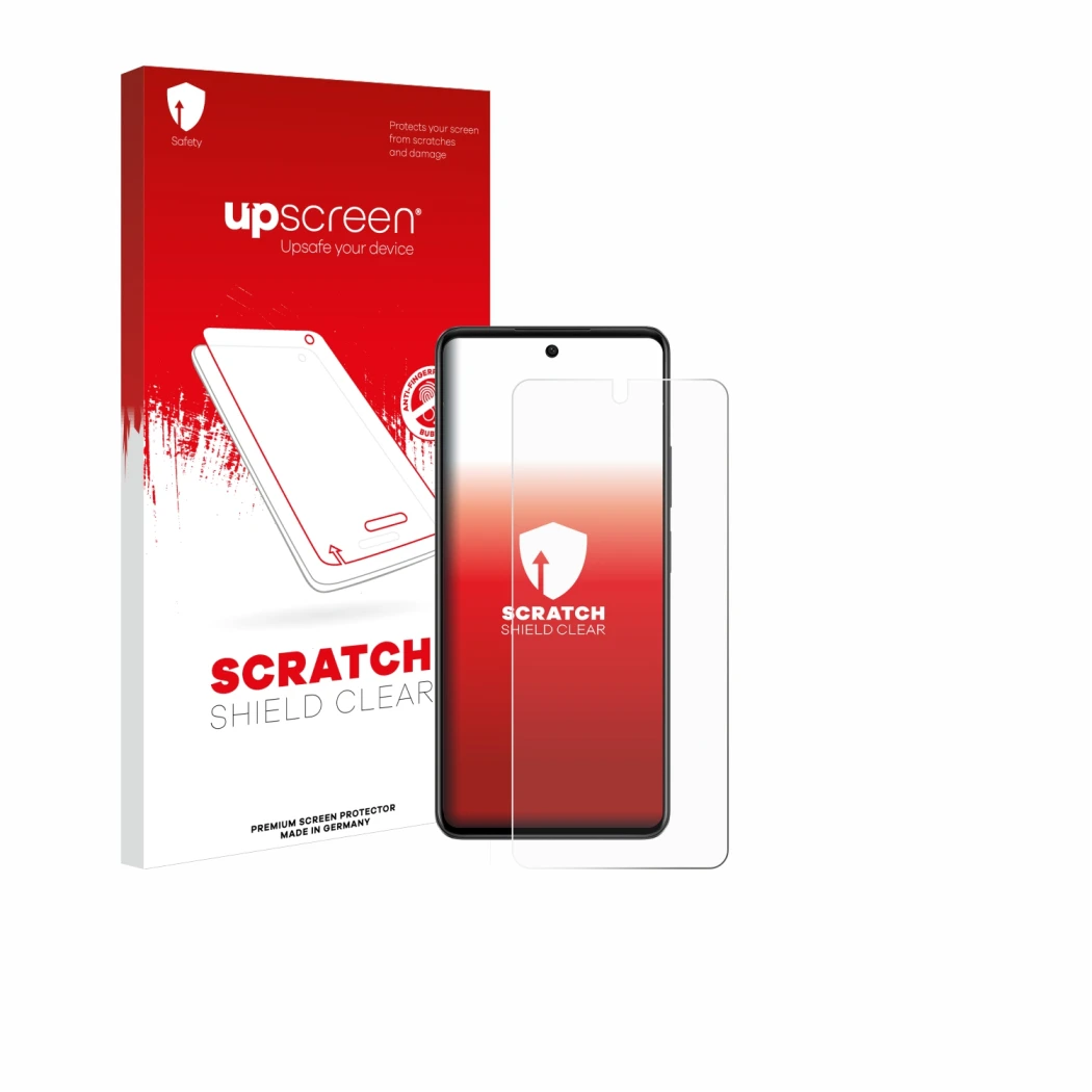 Front side of a product packaging with the brand logo upscreen. Next to it is the device Oppo A79 5G shown with the correspond