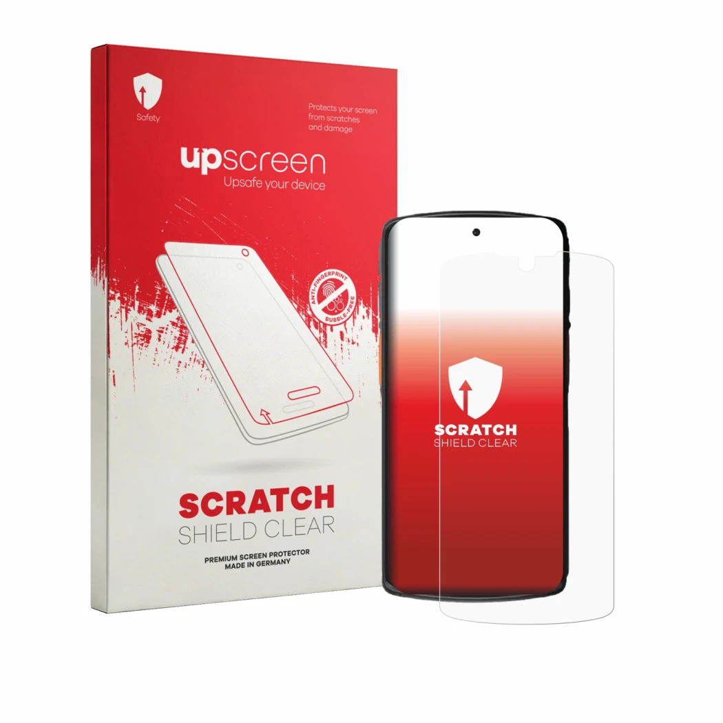 Front side of a product packaging with the brand logo upscreen. Next to it is the device Urovo DT66 shown with the correspondi
