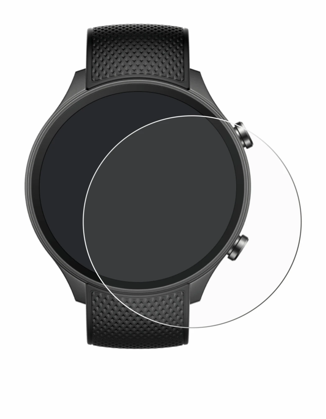 Image of the device OnePlus watch 2R with a wide variety of screen protectors.