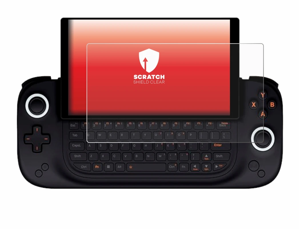 Image of the device Ayaneo Slide with a wide variety of screen protectors.