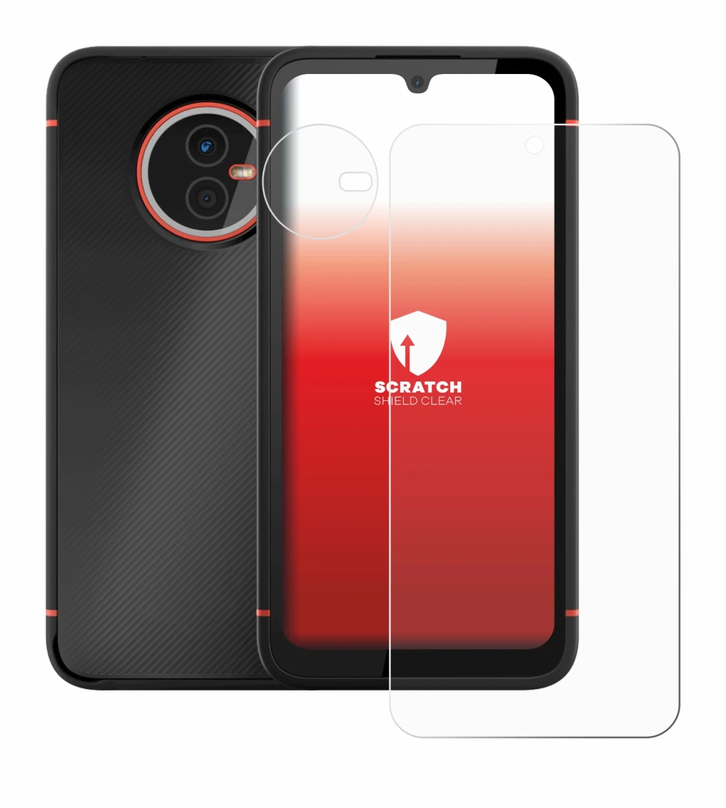 Image of the device Gigaset GX4 Pro (Front+Camera) with a wide variety of screen protectors.