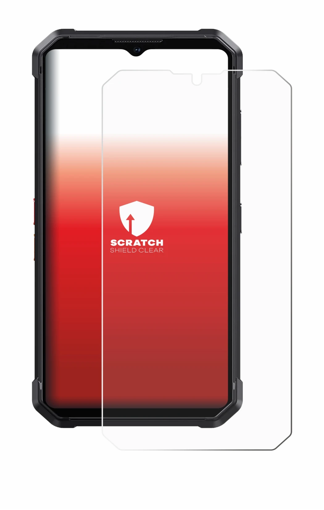 Image of the device Fossibot F106 Pro with a wide variety of screen protectors.