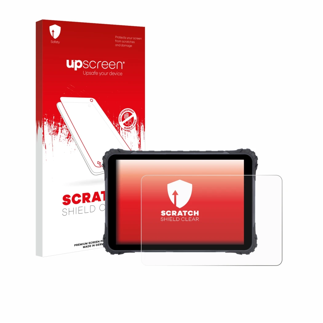 Front side of a product packaging with the brand logo upscreen. Next to it is the device Topicon MDT865 shown with the corresp