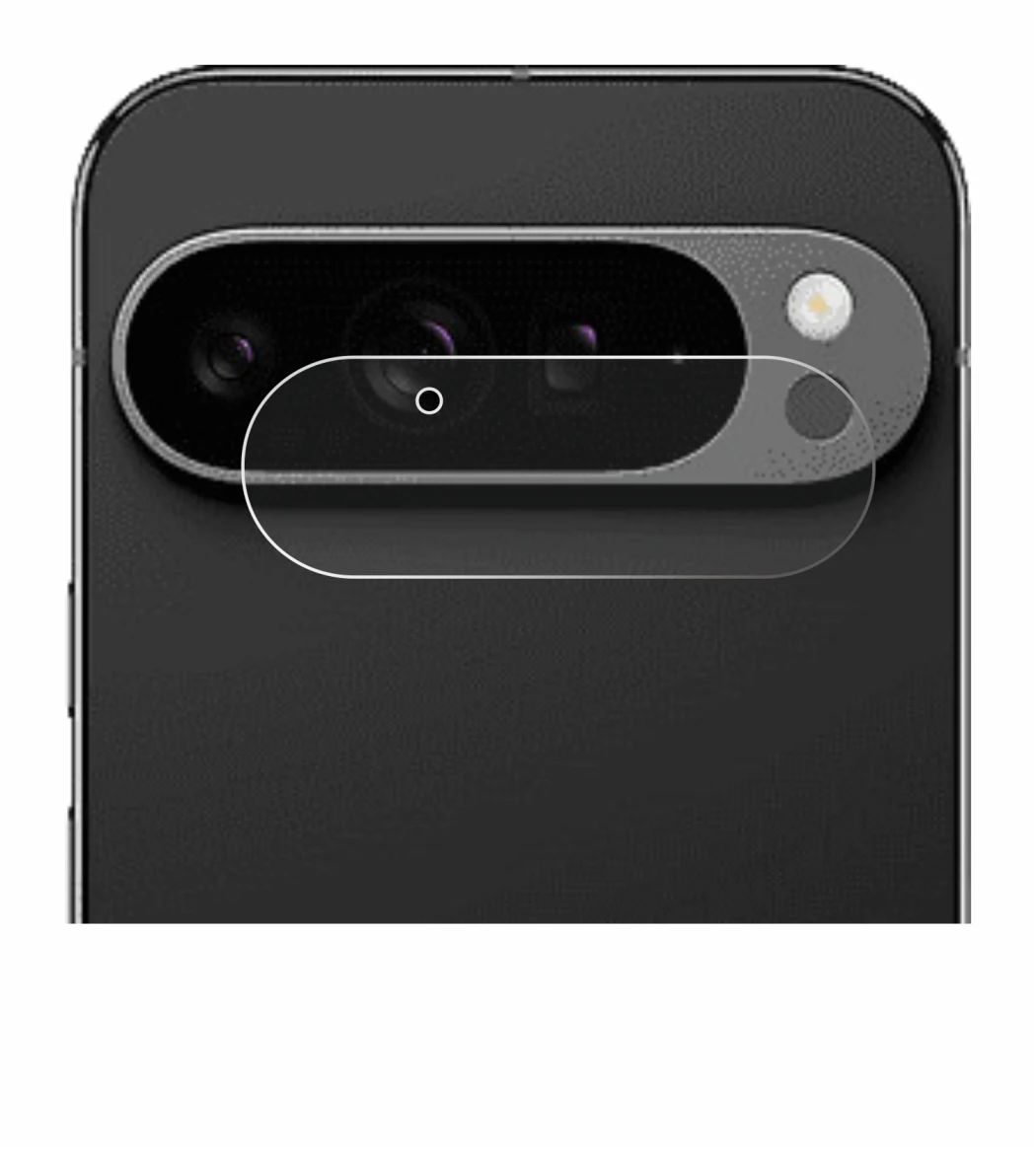 Image of the device Google Pixel 9 Pro XL (ONLY Camera Lens) with a wide variety of screen protectors.