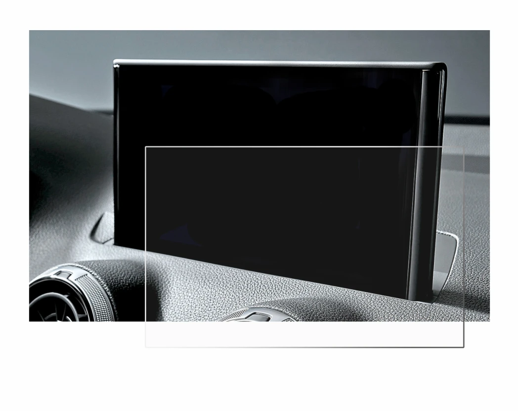 Image of the device Audi Q2 Facelift 2024 with a wide variety of screen protectors.