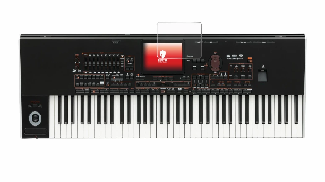 Image of the device KORG Pa4x with a wide variety of screen protectors.