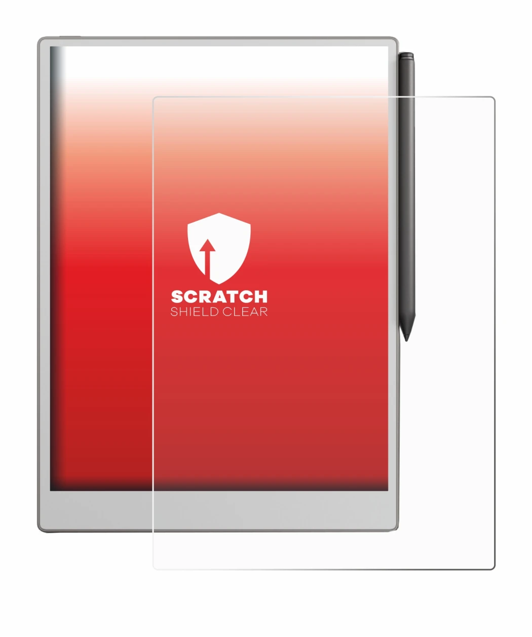 Image of the device reMarkable Paper Pro with a wide variety of screen protectors.