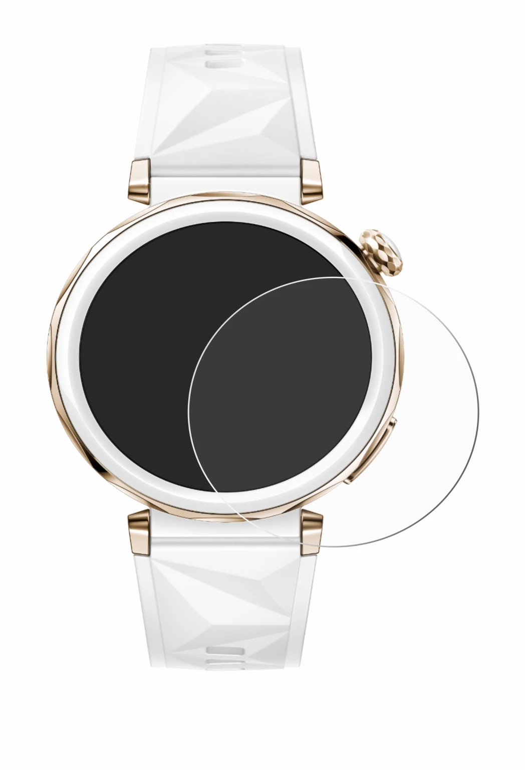 Image of the device Huawei Watch GT 5 Pro (42 mm) with a wide variety of screen protectors.