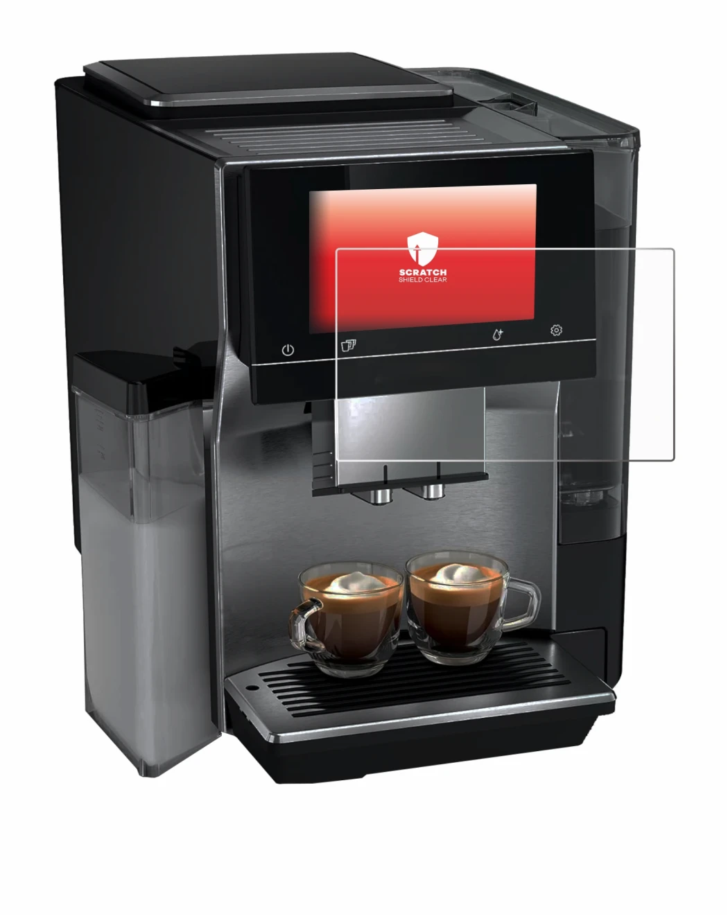 Image of the device Siemens EQ700 with a wide variety of screen protectors.