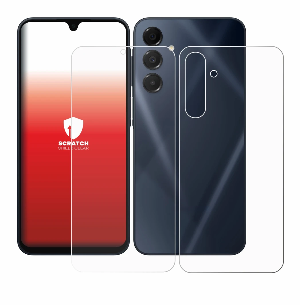 Image of the device Samsung Galaxy A16 5G (Front+Back) with a wide variety of screen protectors.