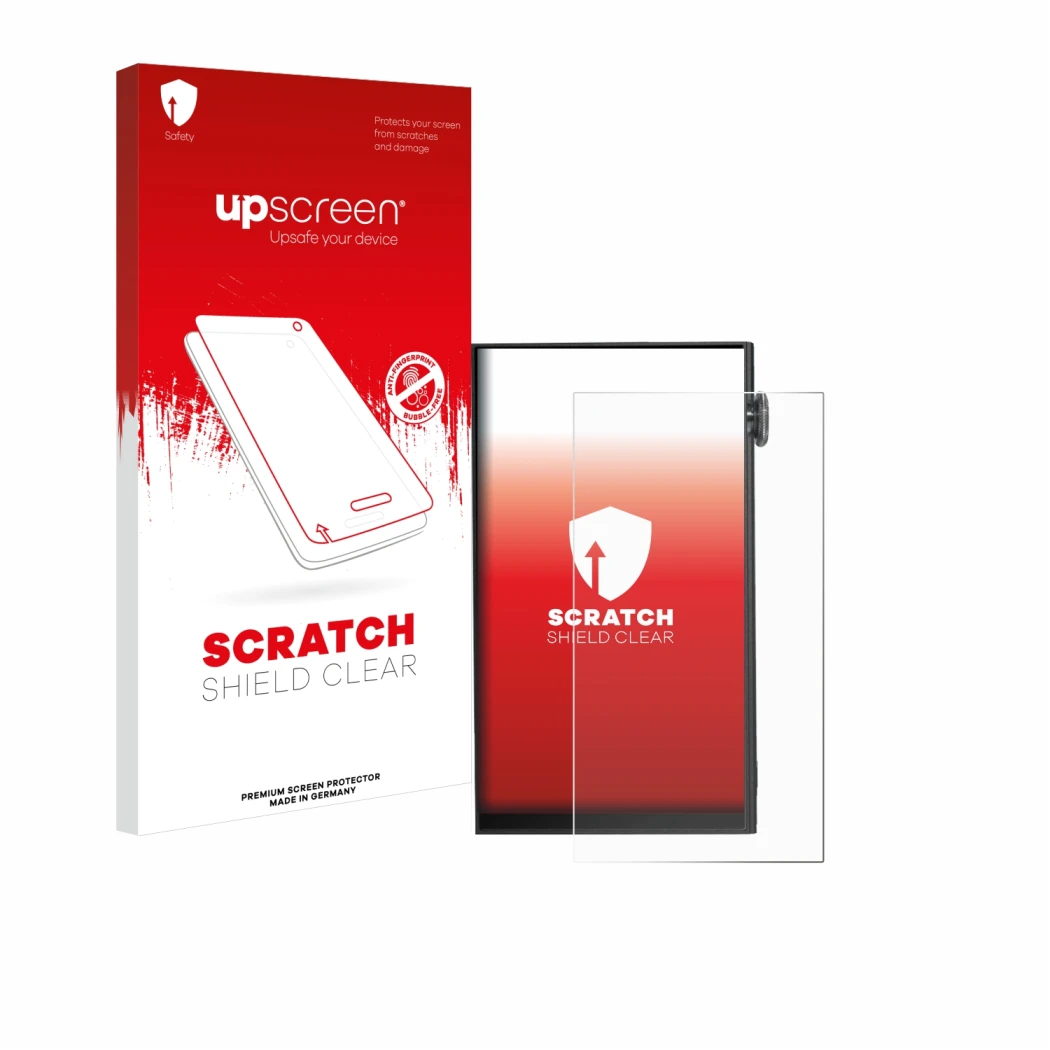 Front side of a product packaging with the brand logo upscreen. Next to it is the device iBasso DX180 shown with the correspon