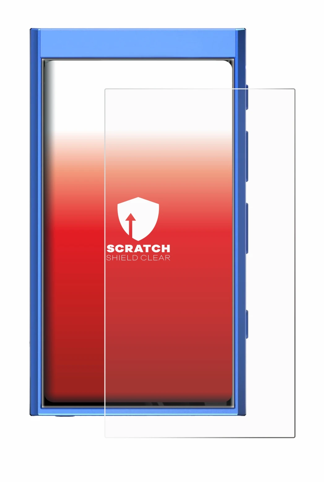 Image of the device Hiby Digital M300 with a wide variety of screen protectors.