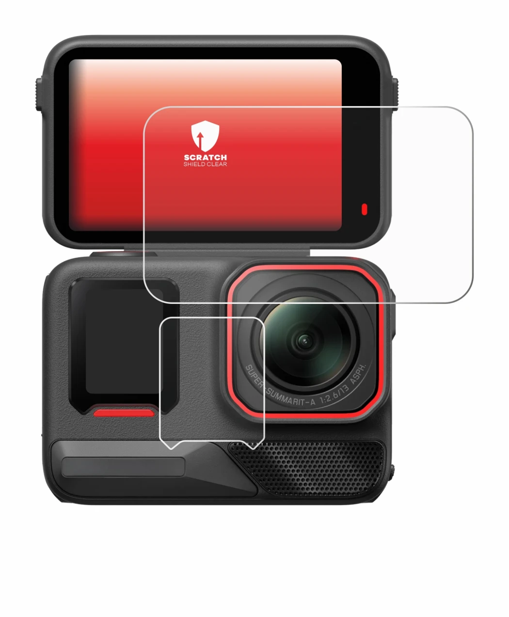 Image of the device Insta360 Ace Pro 2 with a wide variety of screen protectors.