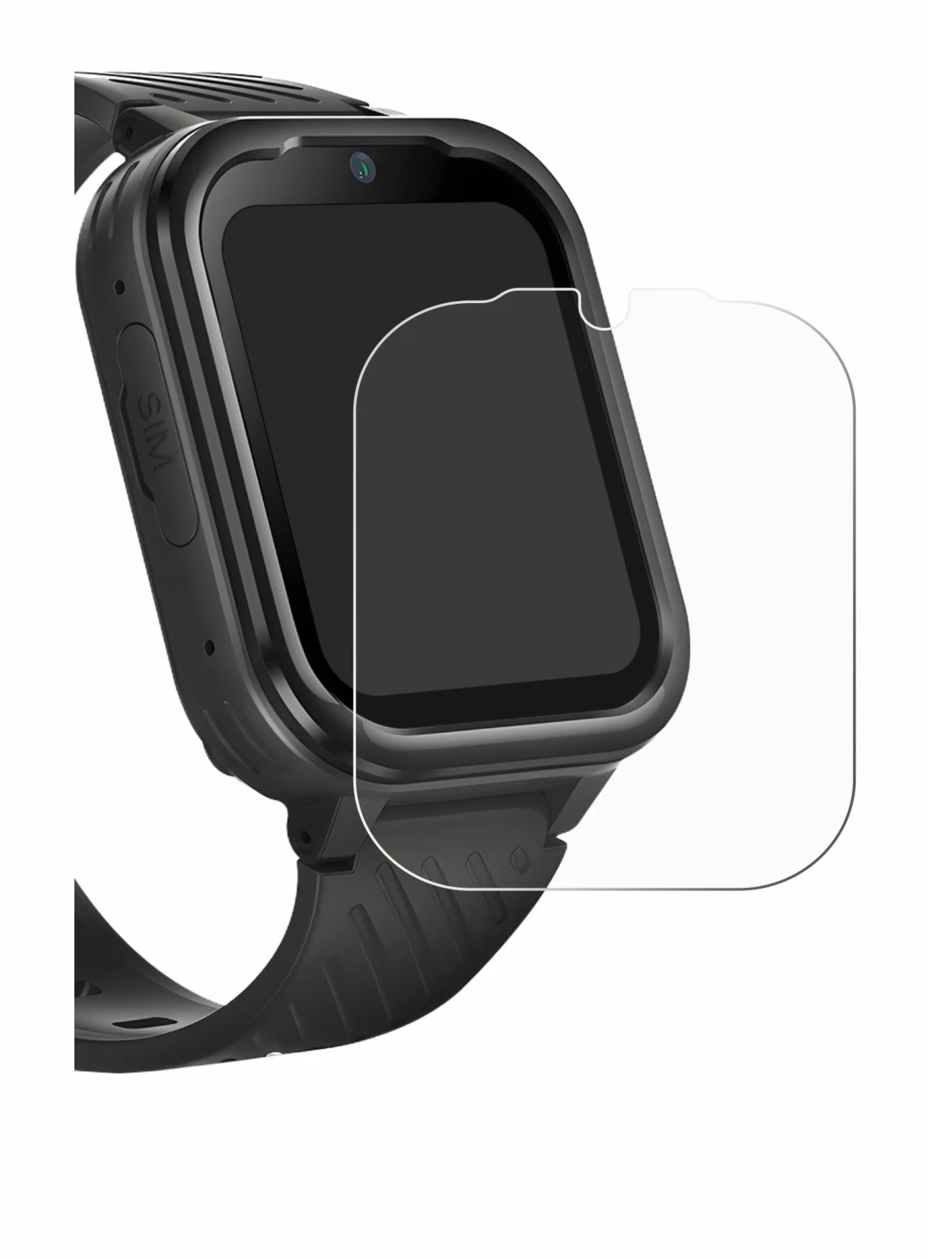 Image of the device RAYOFI Kids Smartwatch with a wide variety of screen protectors.