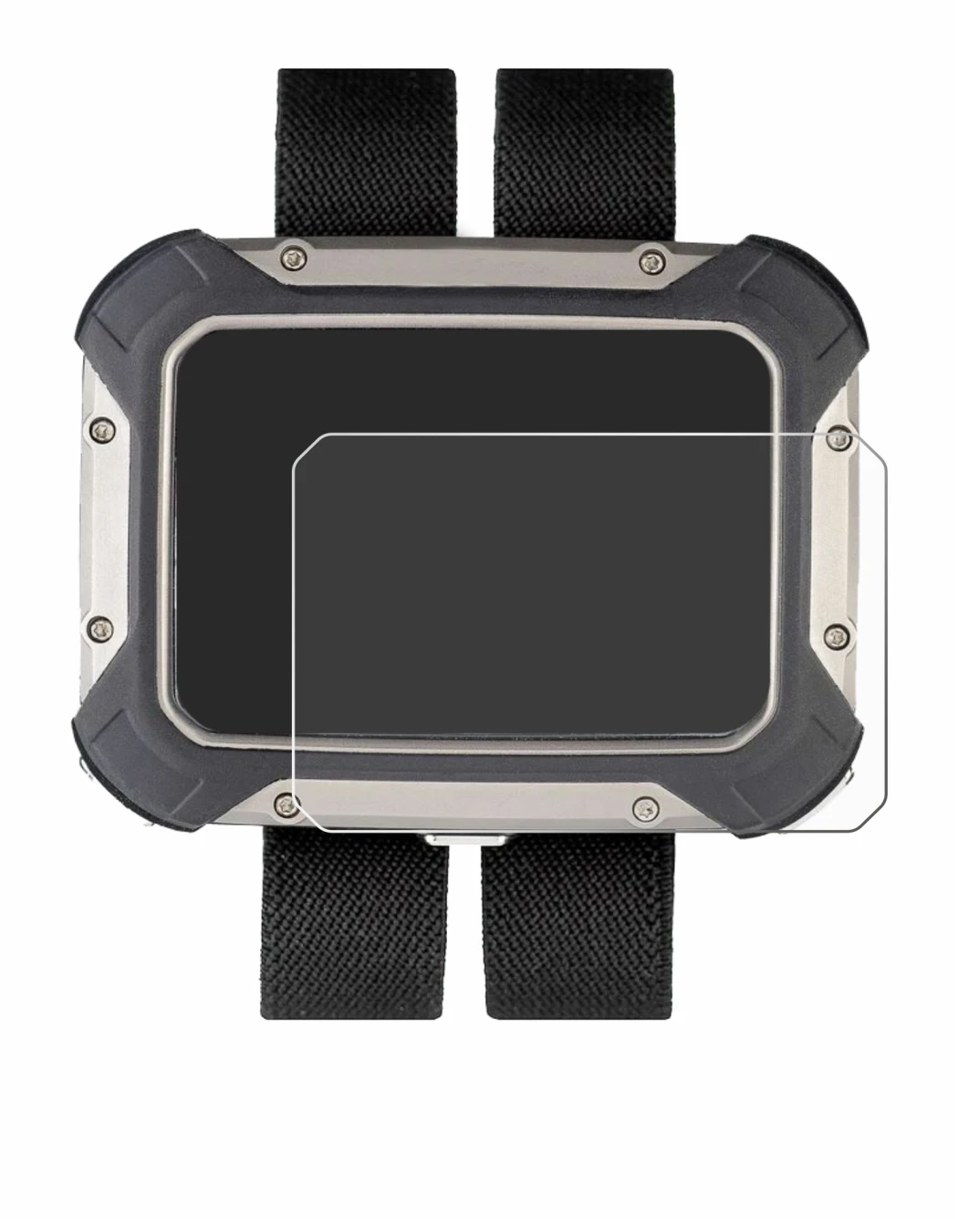 Image of the device Apeks DSX with a wide variety of screen protectors.