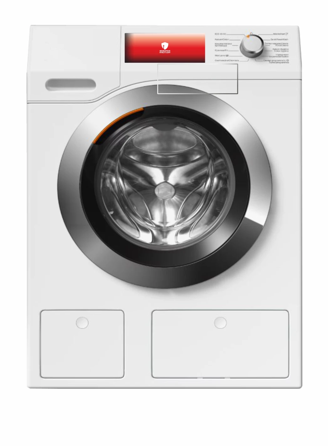 Image of the device Miele WEH875 with a wide variety of screen protectors.