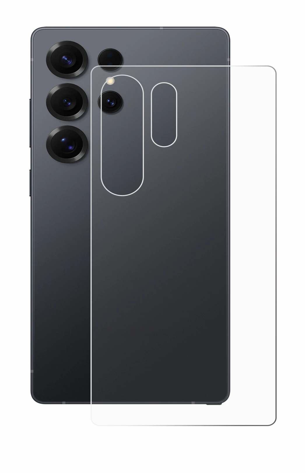 Image of the device Samsung Galaxy S25 Ultra (Back) with a wide variety of screen protectors.