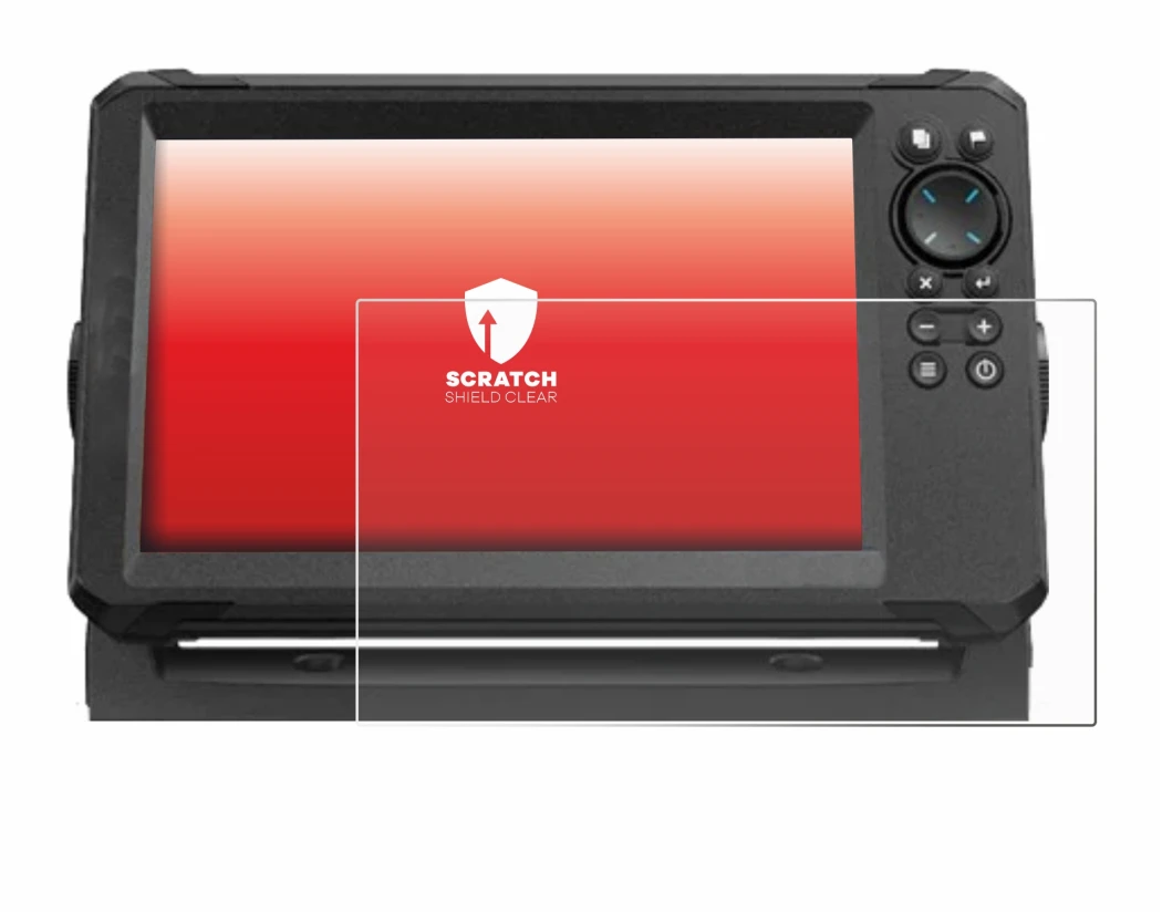 Image of the device Lowrance Eagle 9 with a wide variety of screen protectors.