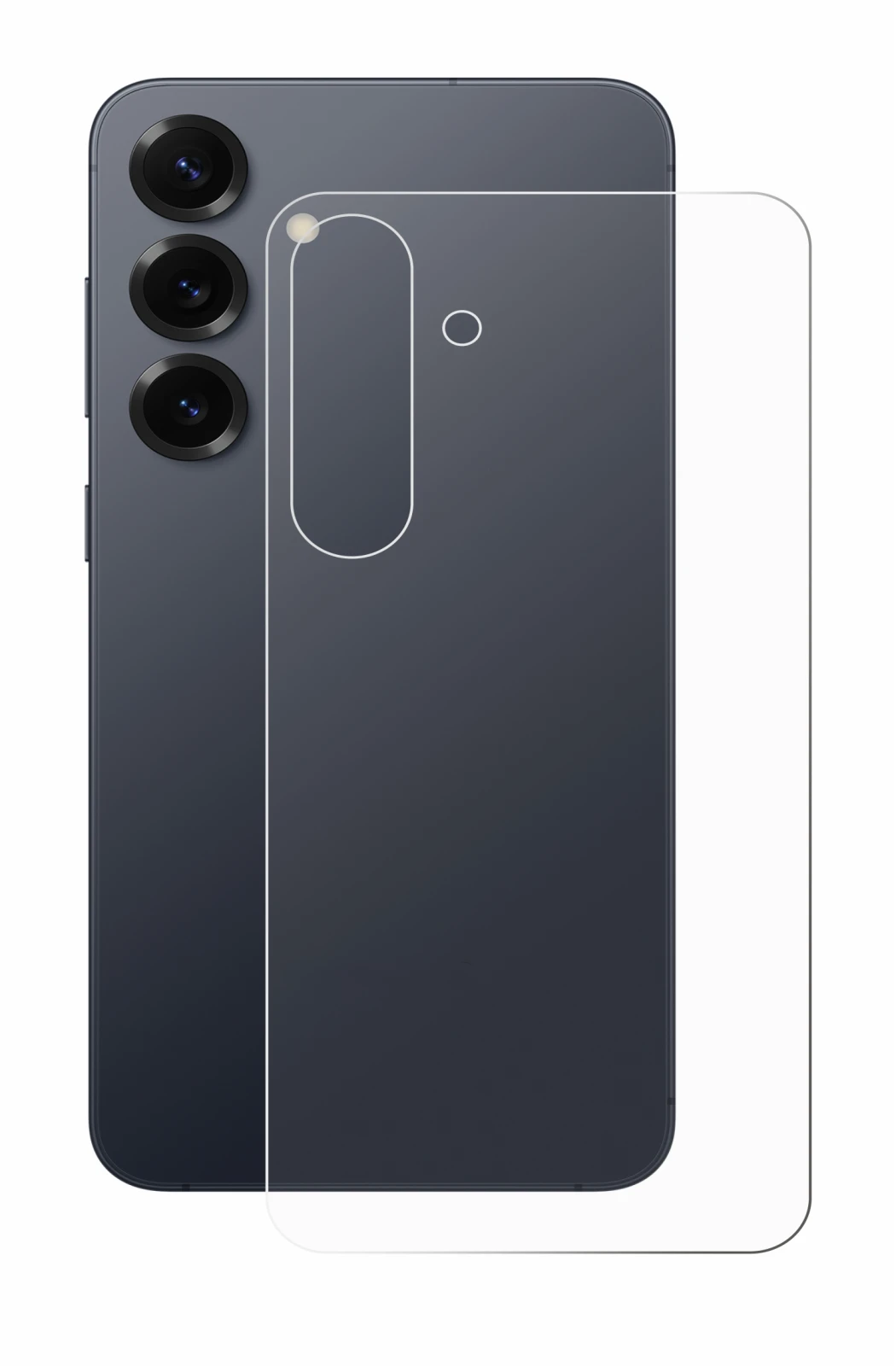 Image of the device Samsung Galaxy S25 Plus (Back) with a wide variety of screen protectors.