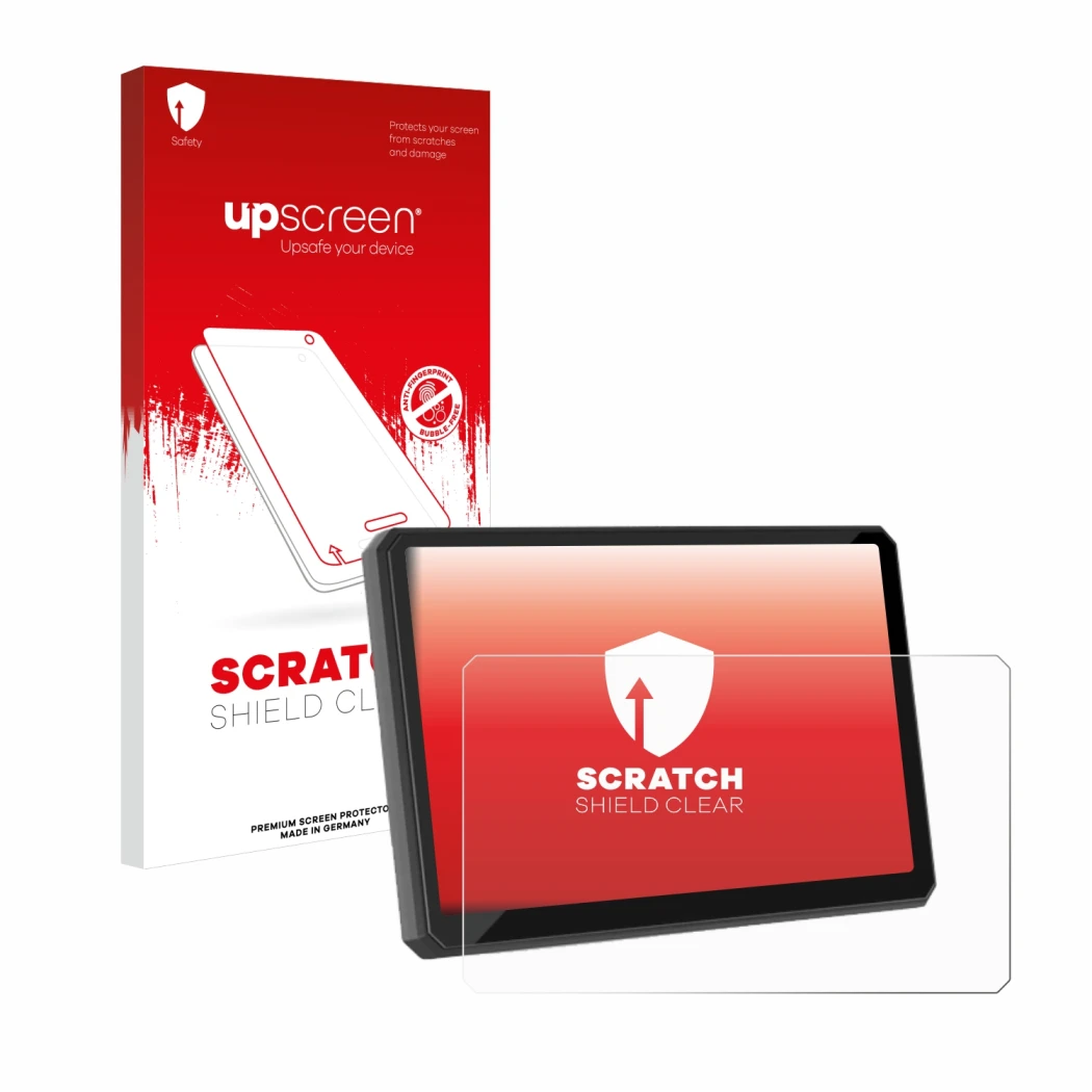 Front side of a product packaging with the brand logo upscreen. Next to it is the device Carpuride W502BS 5