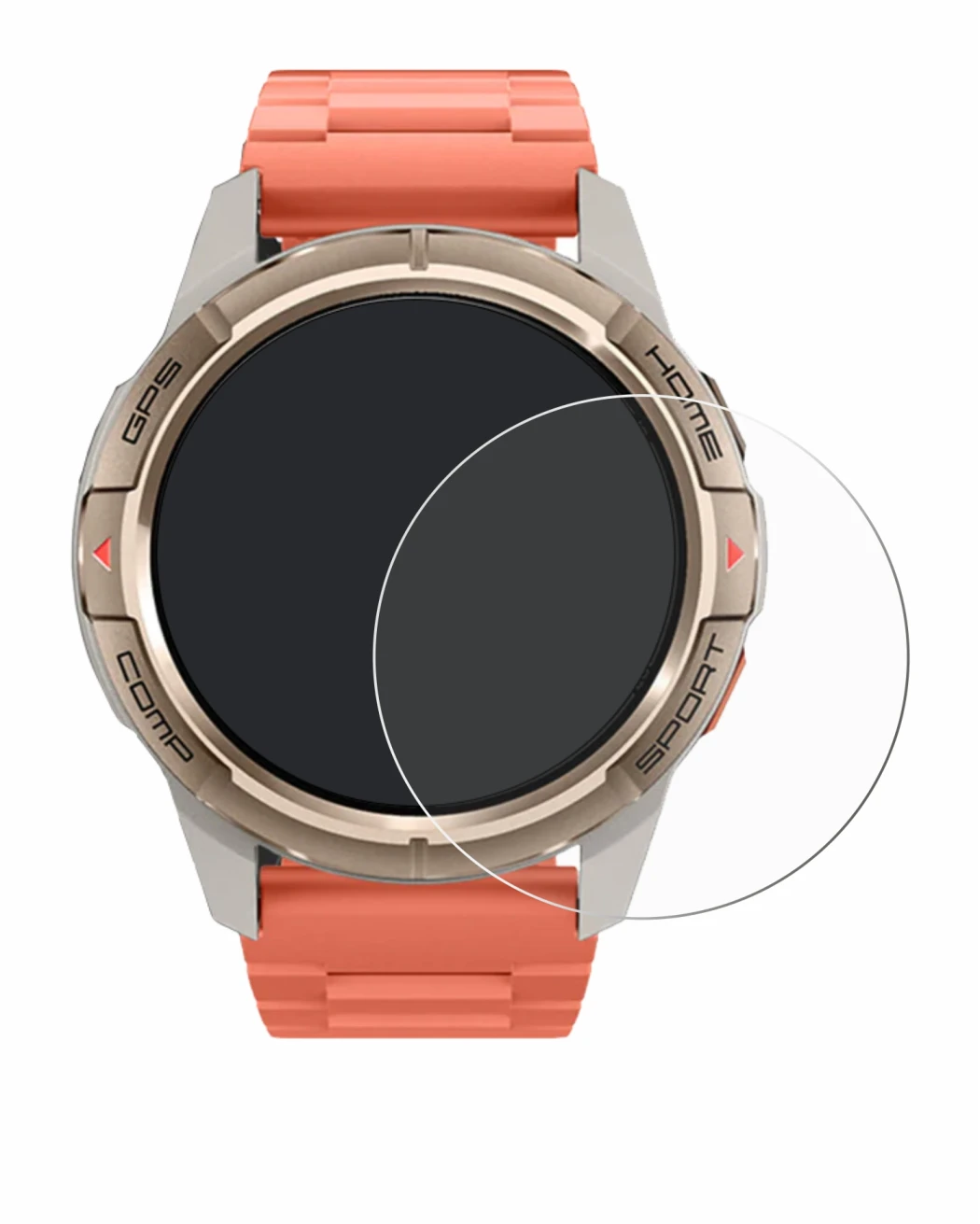 Image of the device Xiaomi Mibro GS Active with a wide variety of screen protectors.
