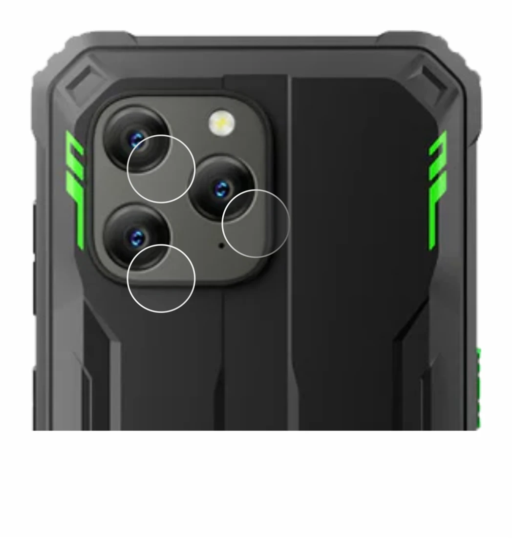 Image of the device Blackview BV5300 Plus (ONLY Camera Lens) with a wide variety of screen protectors.