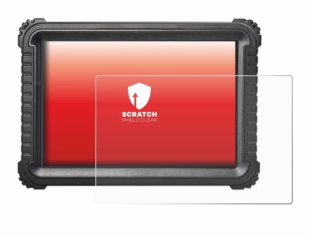 Image of the device iCarsoft CR Ultra with a wide variety of screen protectors.