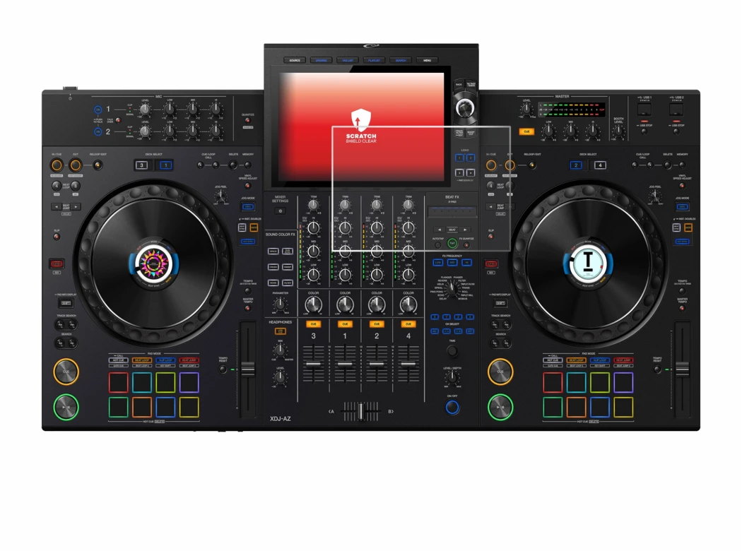 Image of the device Pioneer XDJ-AZ with a wide variety of screen protectors.