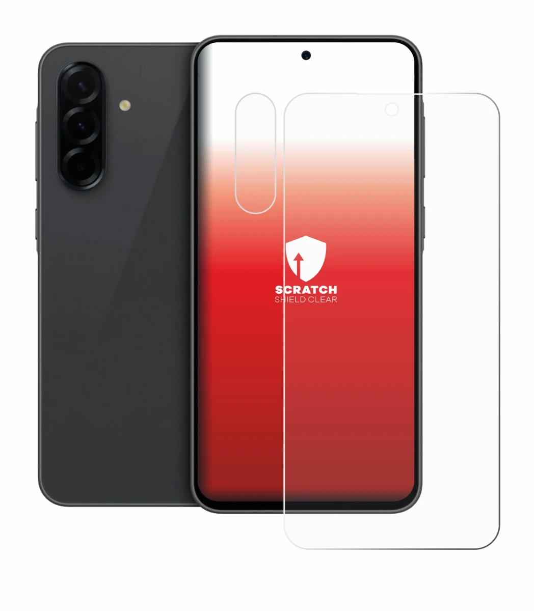 Image of the device Samsung Galaxy A36 5G (Front+Camera) with a wide variety of screen protectors.