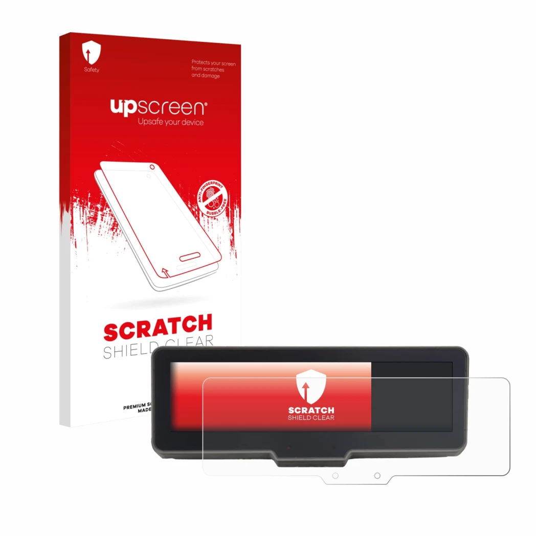 Front side of a product packaging with the brand logo upscreen. Next to it is the device KTM 990 Duke R 2025 shown with the co