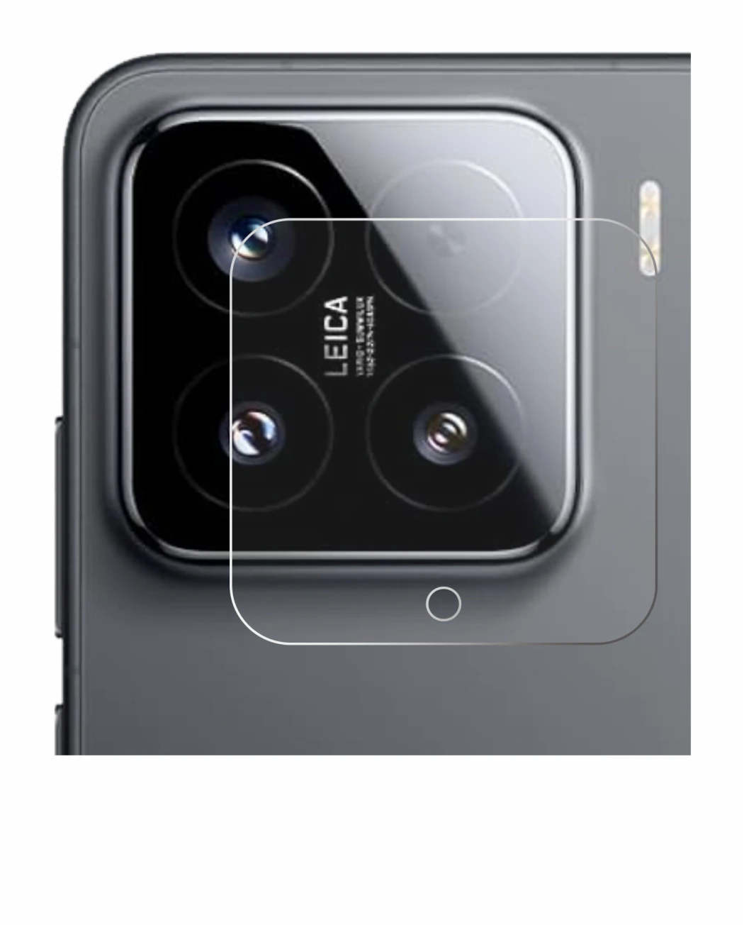 Image of the device Xiaomi 15 (ONLY Camera Lens) with a wide variety of screen protectors.