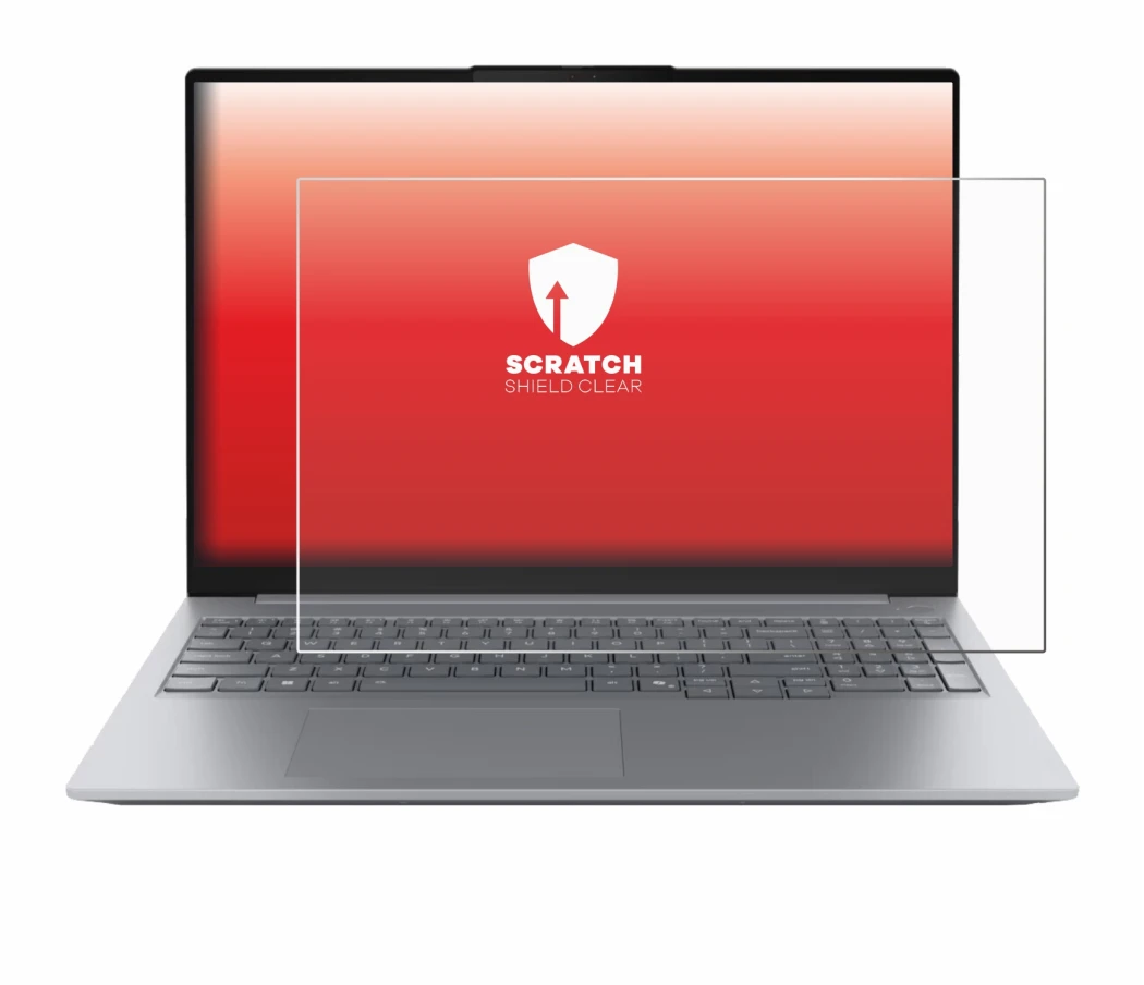 Image of the device Lenovo ThinkBook 16 Gen 8 with a wide variety of screen protectors.