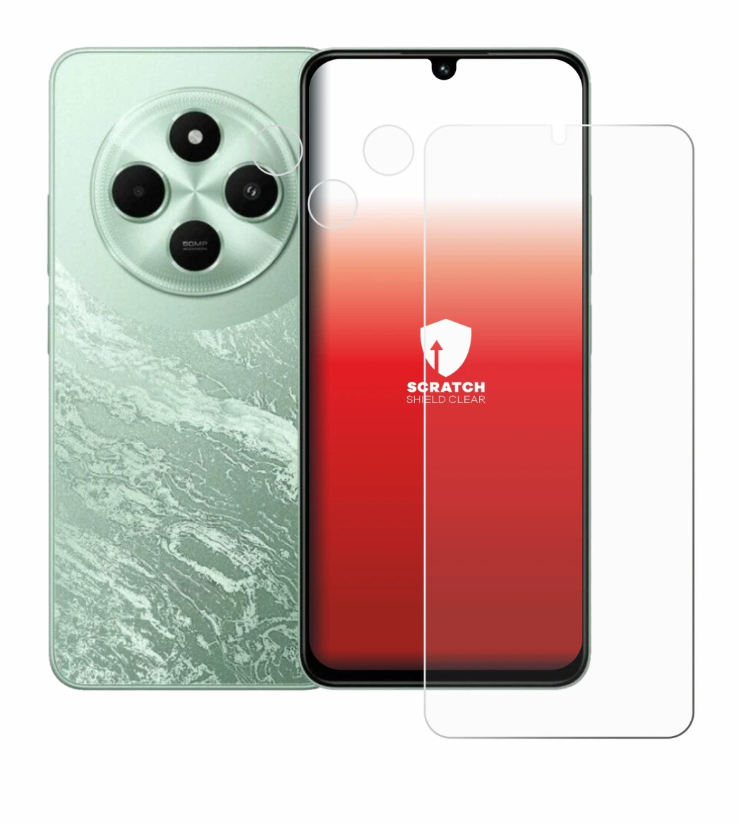 Image of the device Xiaomi Poco C75 (Front+Camera) with a wide variety of screen protectors.