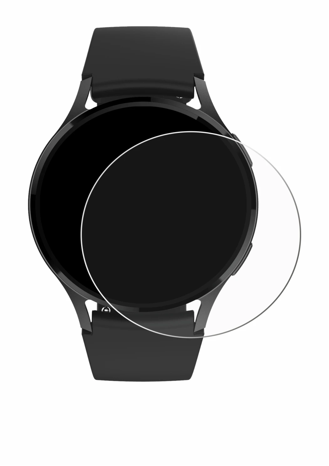 Image of the device Levowatch EDGY with a wide variety of screen protectors.