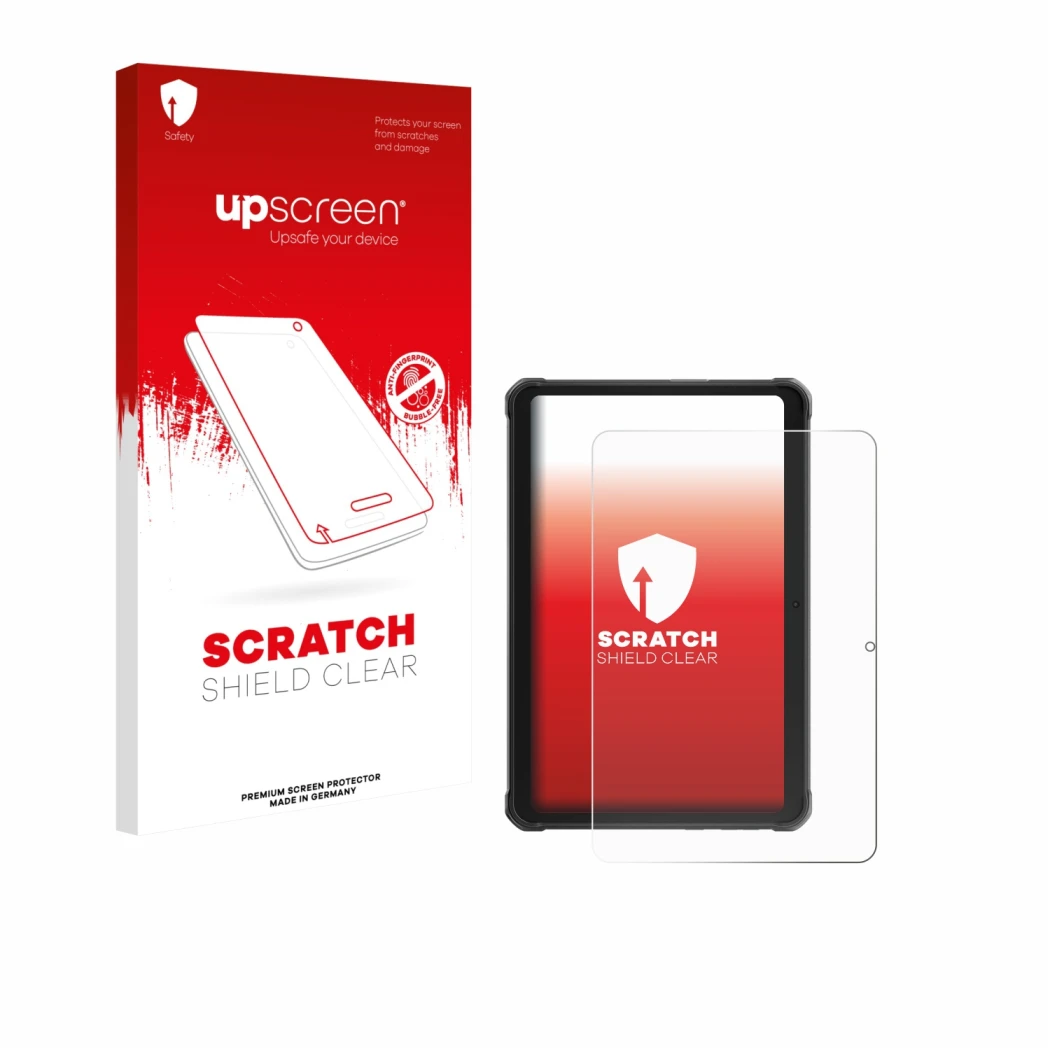 Front side of a product packaging with the brand logo upscreen. Next to it is the device Hotwav R10 Pro shown with the corresp