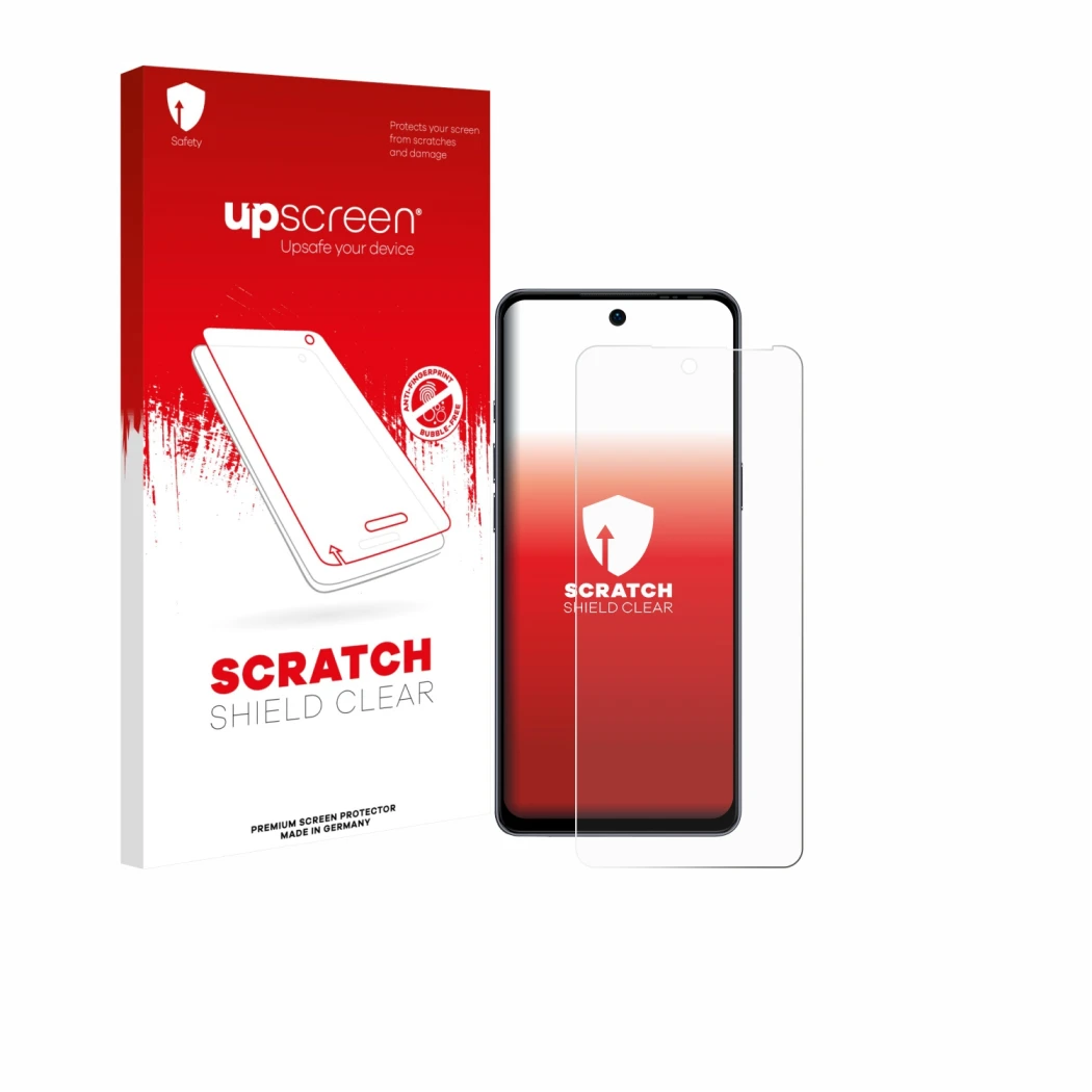 Front side of a product packaging with the brand logo upscreen. Next to it is the device Ulefone Note 18 Pro shown with the co