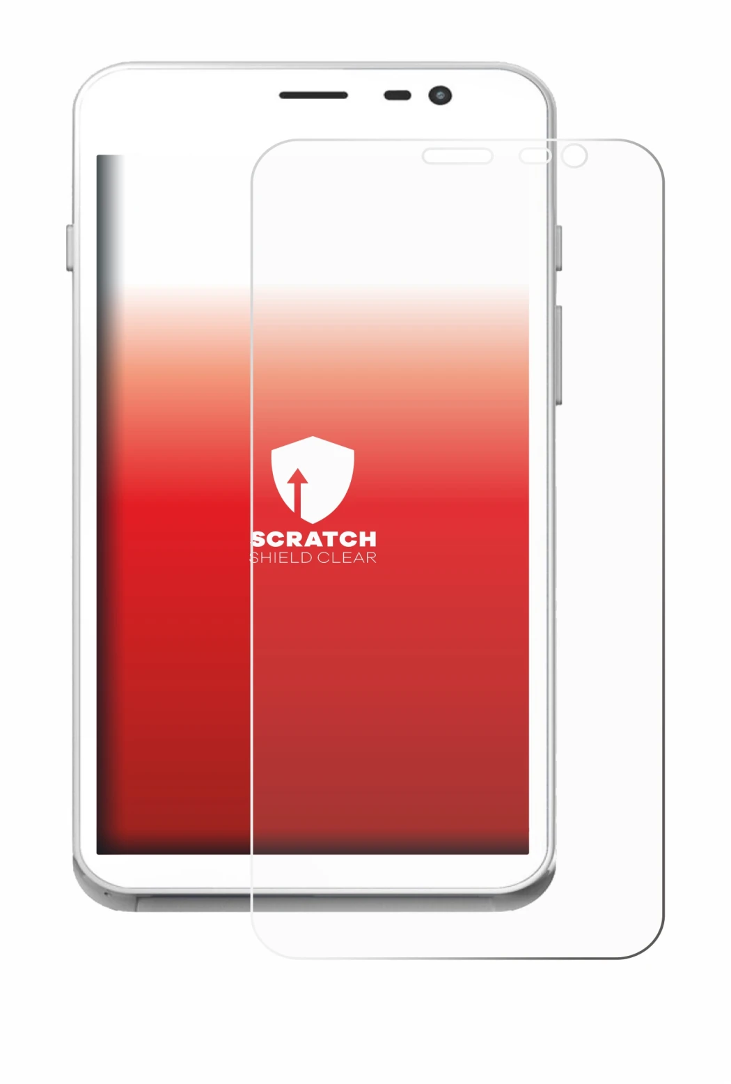 Image of the device Pax CCV Fly A77 with a wide variety of screen protectors.