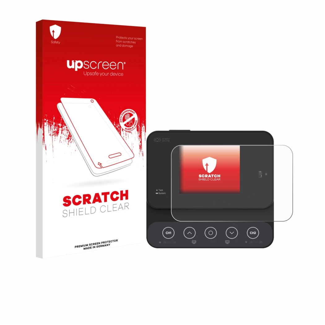 Front side of a product packaging with the brand logo upscreen. Next to it is the device ISDT K2Zip shown with the correspondi