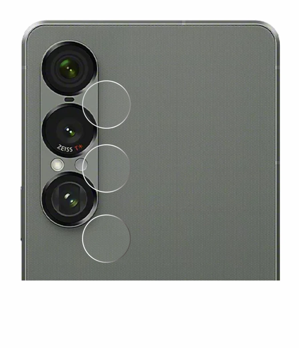 Image of the device Sony Xperia 1 VII (ONLY Camera Lens) with a wide variety of screen protectors.