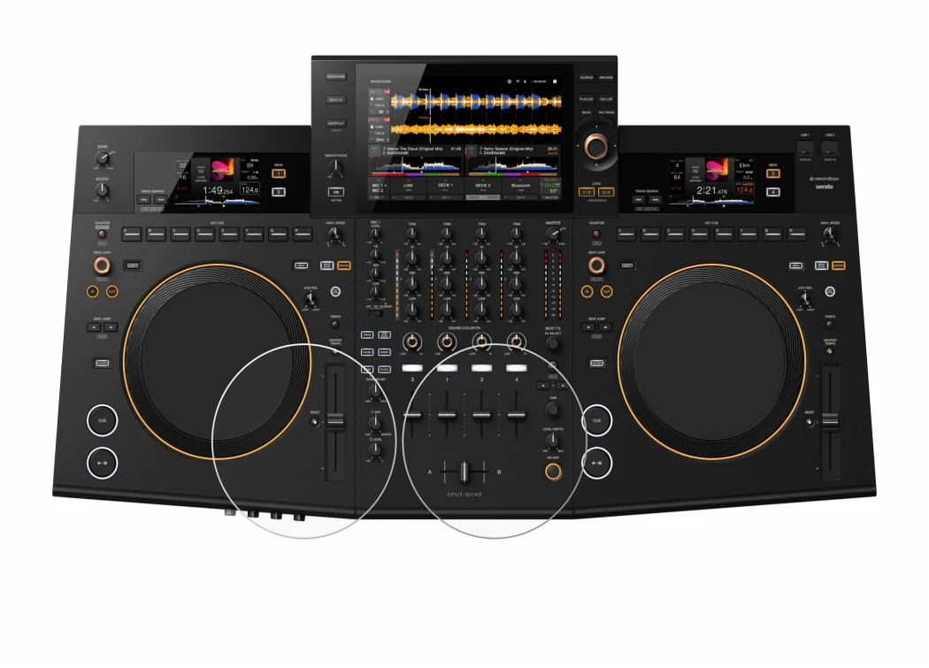 Image of the device Pioneer DJ OPUS-QUAD (Jog) with a wide variety of screen protectors.