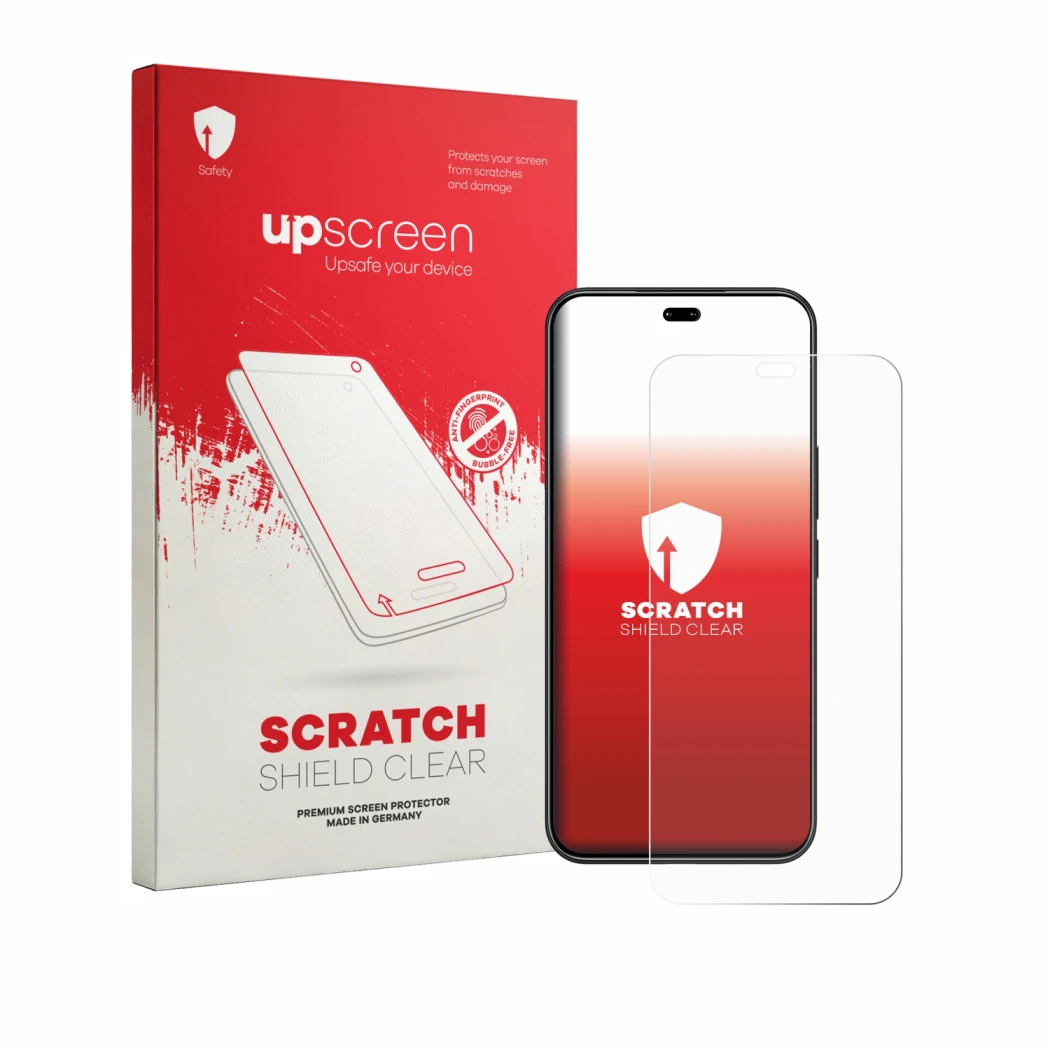 Front side of a product packaging with the brand logo upscreen. Next to it is the device Honor 400 Pro shown with the correspo