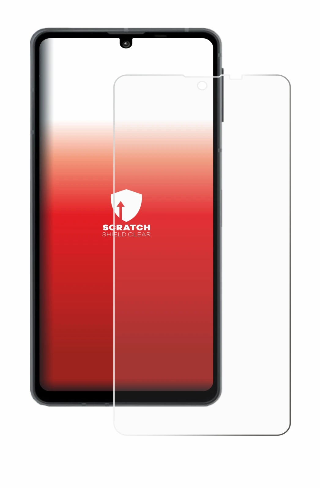 Image of the device Sharp Aquos Sense 8 with a wide variety of screen protectors.